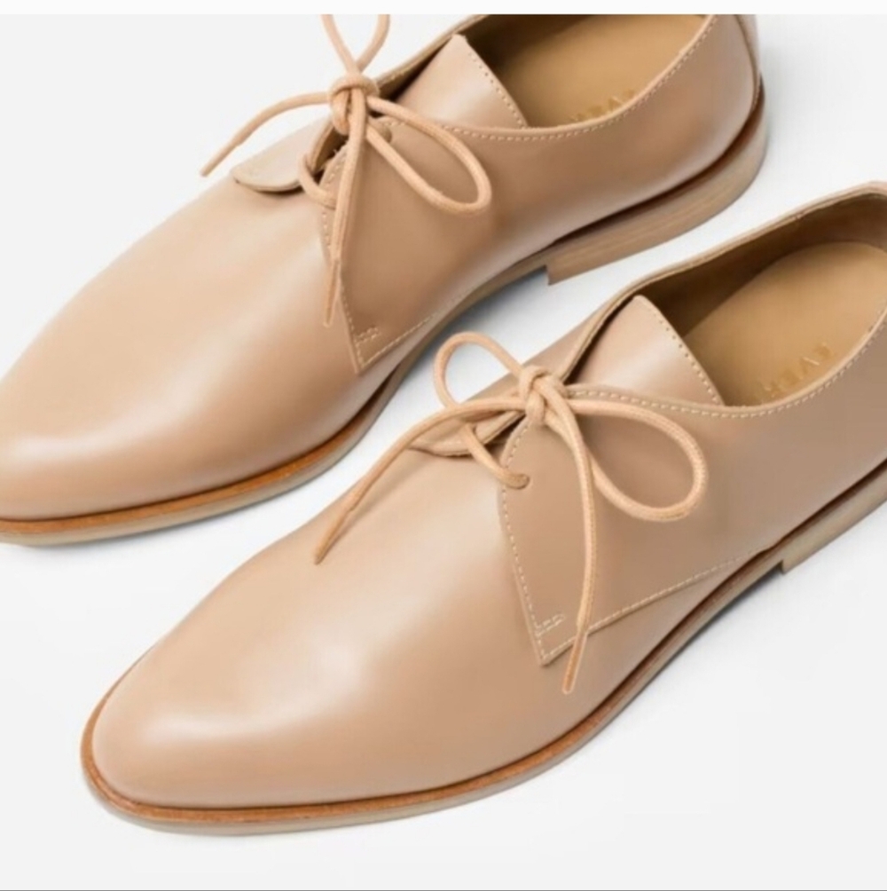 Everlane Tan Oxfords